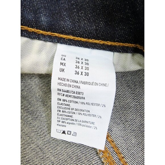 American Eagle Outfitters Size 36X30 Mens Extreme Flex Super Skinny Blue Jeans - Picture 6 of 12